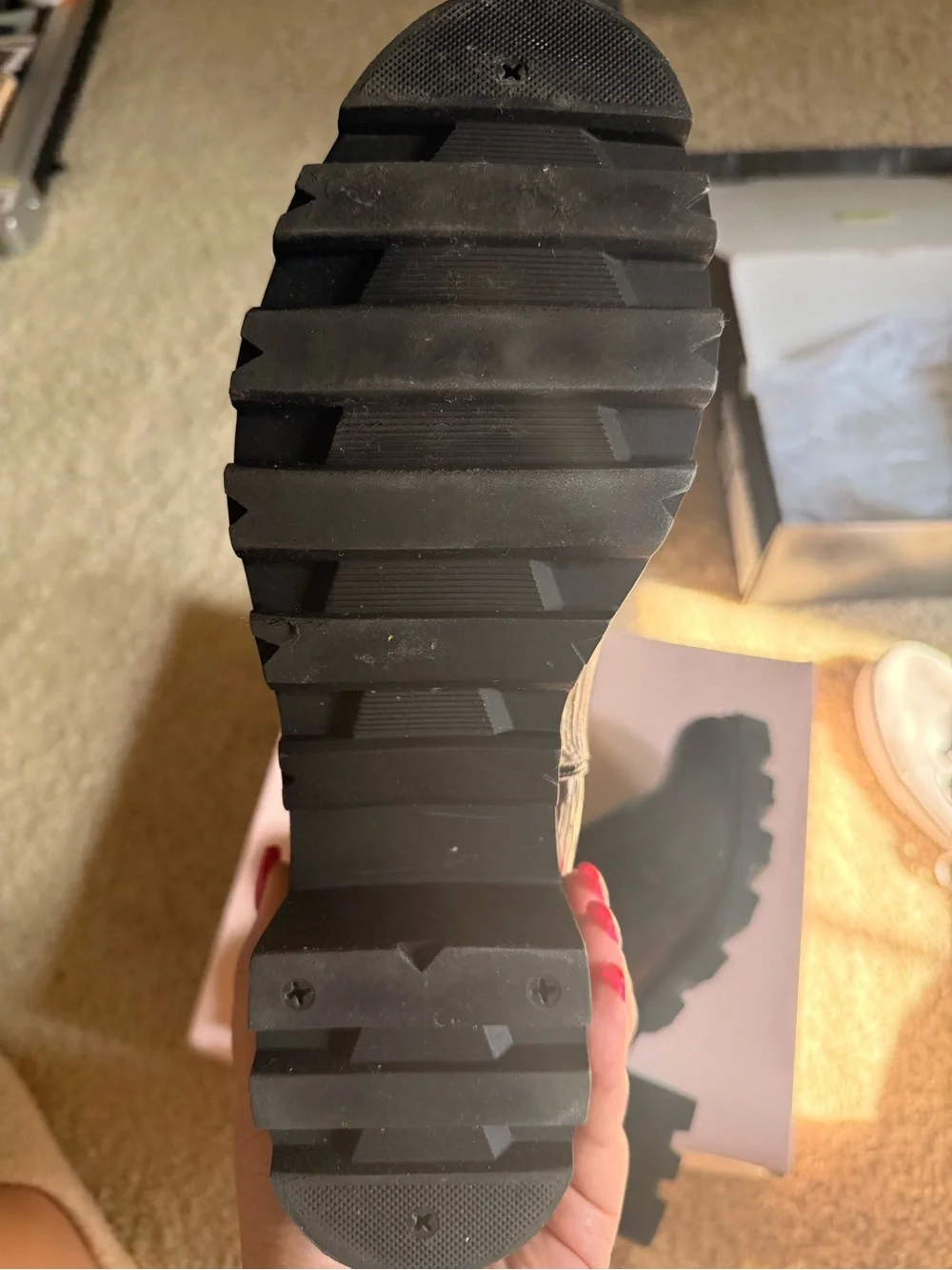 JustFab shiny black